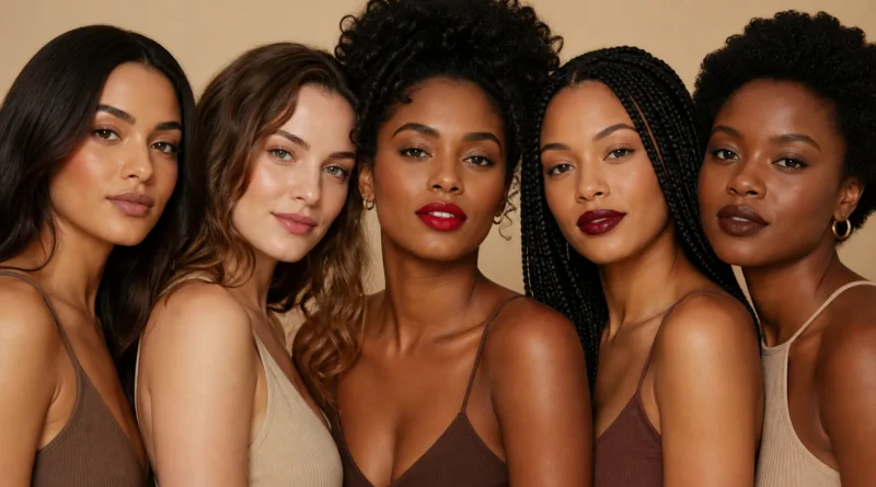 Cores de batom em tons nude, rosa, vermelho, vinho e marrom