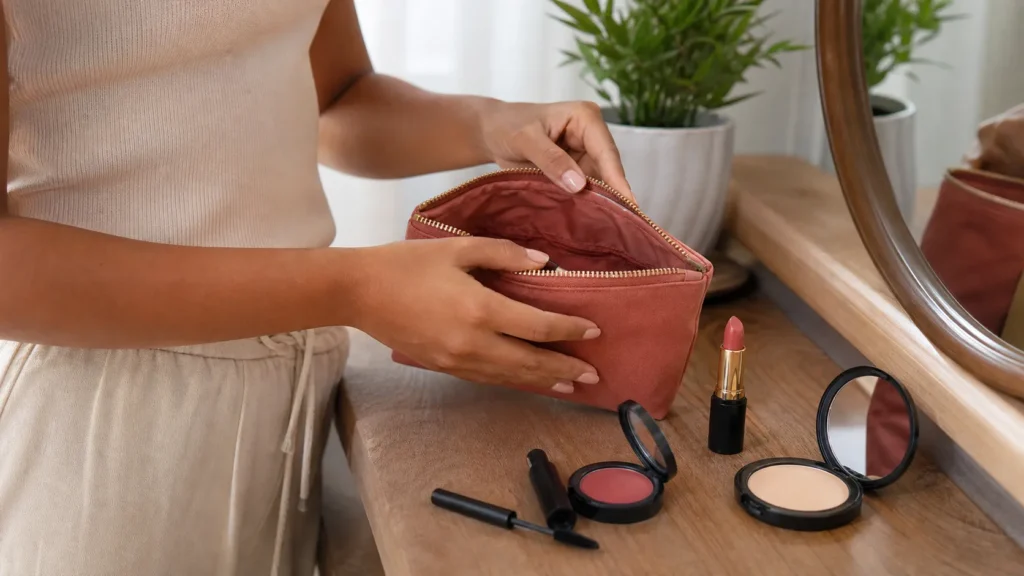 kit de maquiagem básico e econômico com produtos essenciais
