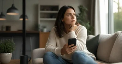 Pessoa reduzindo o uso do celular para melhorar a qualidade de vida e aproveitar mais momentos longe da tela