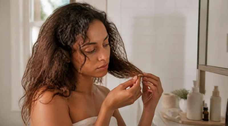 cabelo poroso com aspecto ressecado e cuidados de tratamento