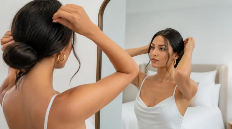 como disfarçar cabelo oleoso sem lavar