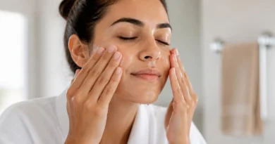 sabonete facial suave para pele sensível em rotina de limpeza