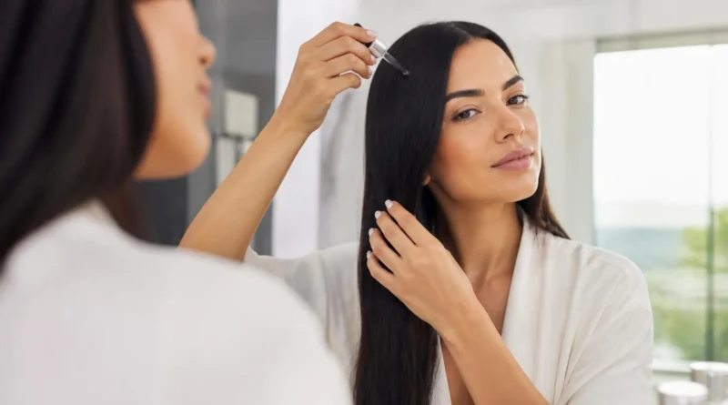 como tirar frizz do cabelo liso