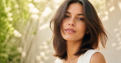 corte de cabelo em camadas leves com movimento natural para a primavera