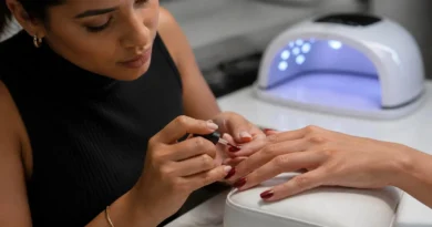 esmaltação em gel aplicada em unha natural