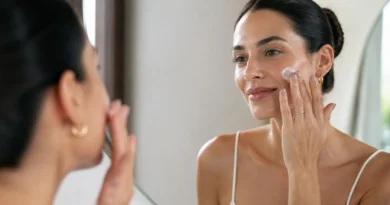 hidratante com ceramidas para o rosto em rotina de skincare