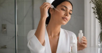 niacinamida e ácido hialurônico em rotina de skincare