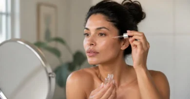 niacinamida para manchas em rotina de skincare facial