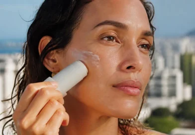 protetor solar facial em bastão