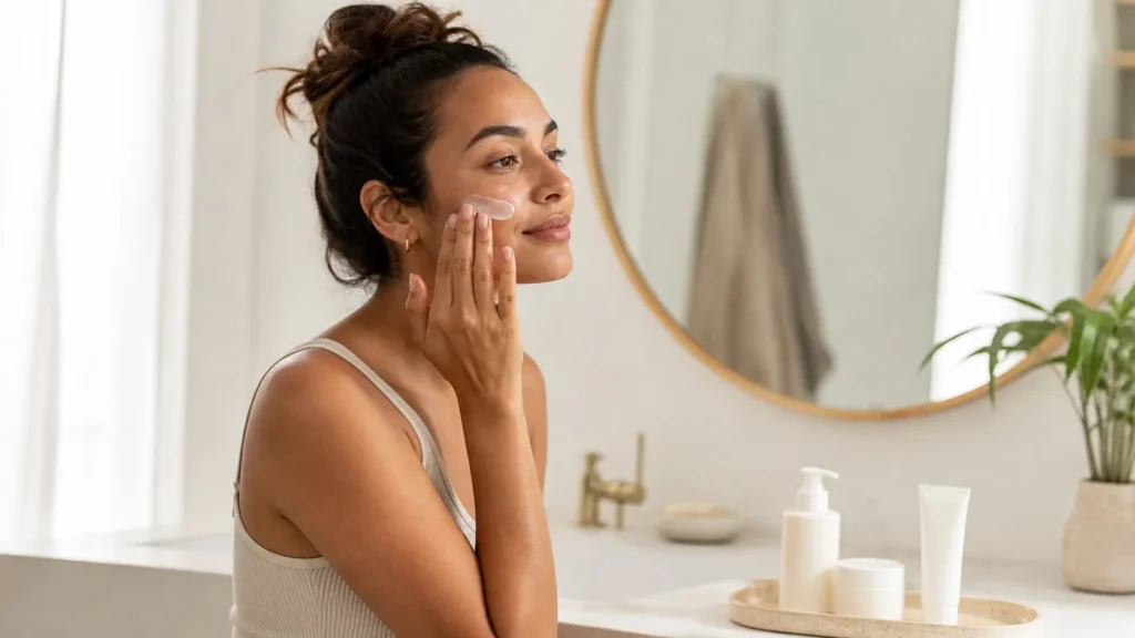 Pele sensibilizada: sinais, causas e o que fazer para acalmar rotina suave de limpeza, hidratação e proteção solar para pele sensibilizada