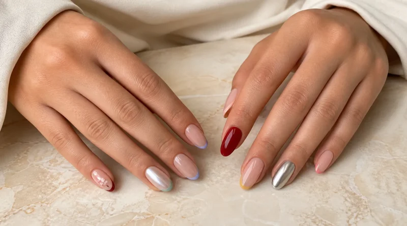 Tendências de unhas 2026: 10 estilos que estão em alta tendências de unhas 2026 com francesinha, brilho perolado, cromado e cores marcantes