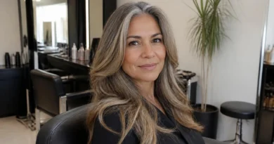 transição de cabelo pintado para grisalho
