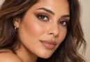 Olho marrom esfumado: como fazer uma maquiagem bonita e sem manchas Mulher brasileira com maquiagem marrom esfumada, sombras em tons de chocolate e acabamento suave nos olhos.