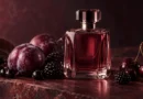 perfume de frutas escuras com ameixa, amora, cereja-negra e cassis